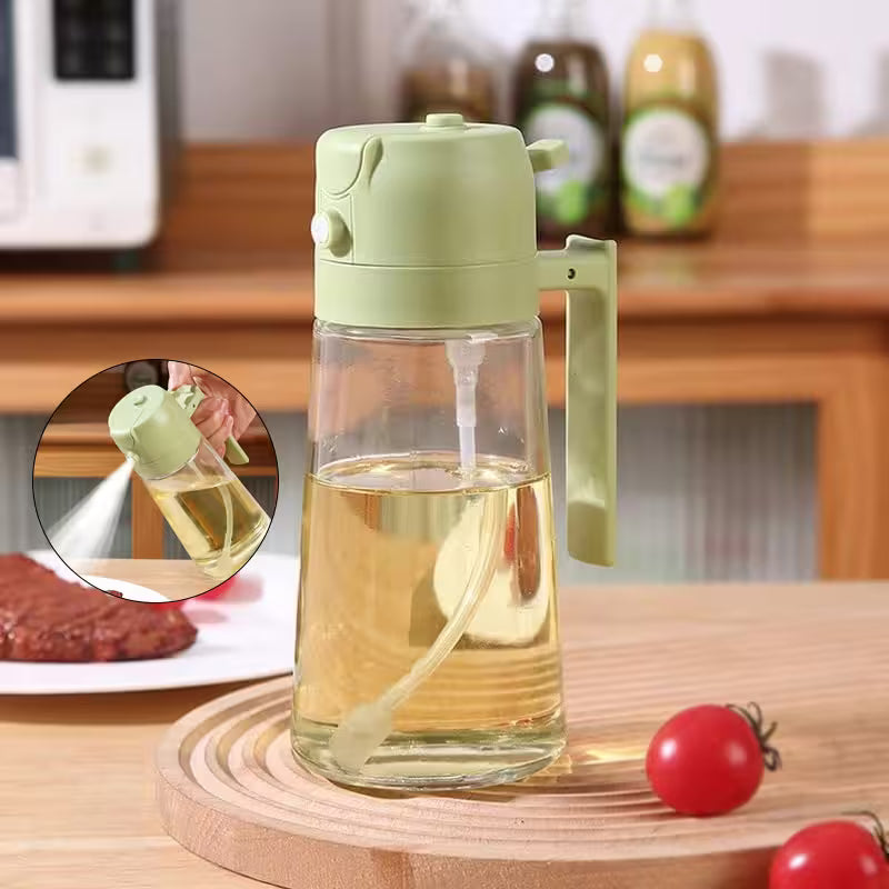 2 In 1 Glass Oil Spray Dispenser