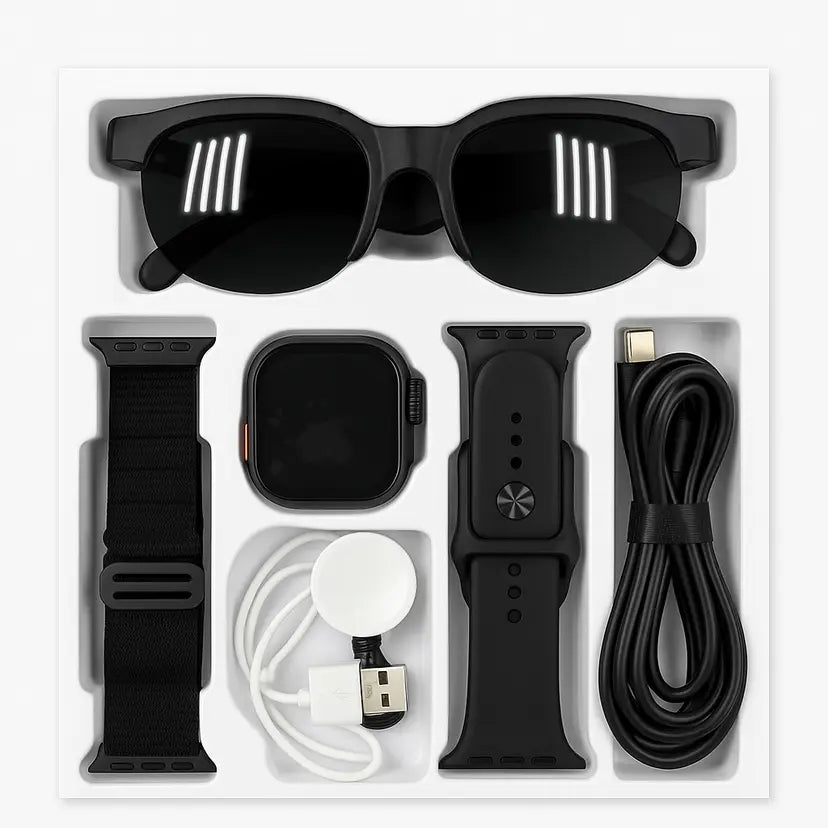 Smartwatch Ultra + Ai Sunglasses