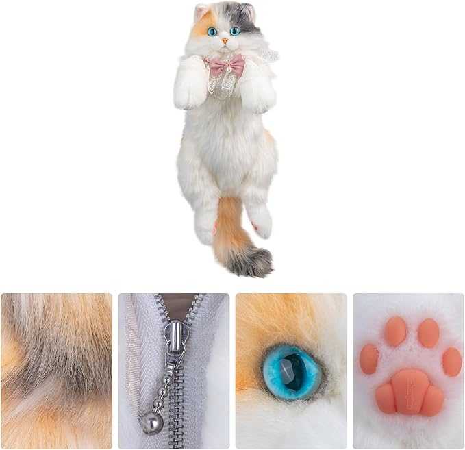 Stuffed Cat Plush Backpack | حقيبة ظهر قطيفة على شكل قطة